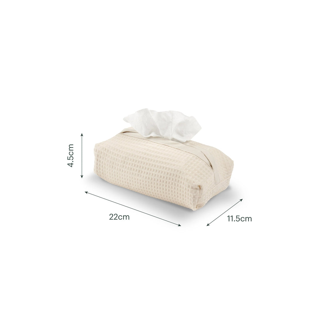 CuddleCo Nappy Caddy Set - Cashmere Waffle