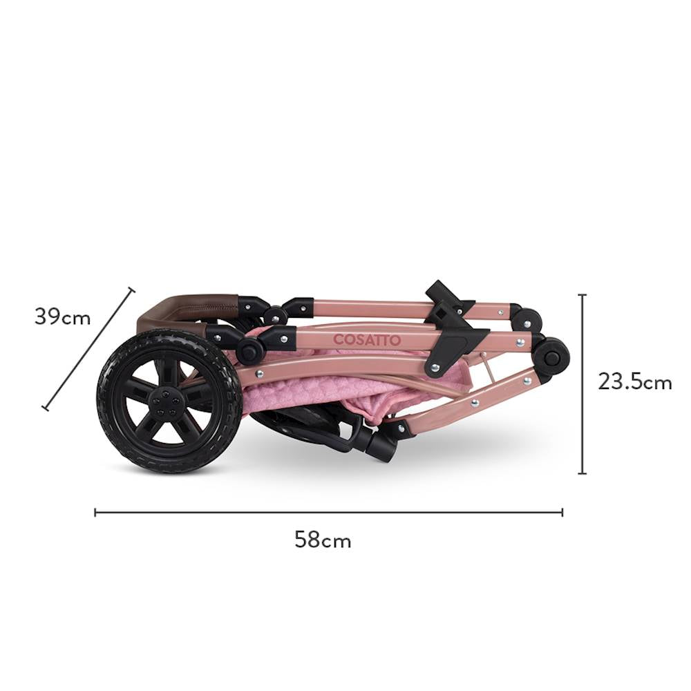 Cosatto Wow 3in1 Complete Dolls Travel System Set - Camille