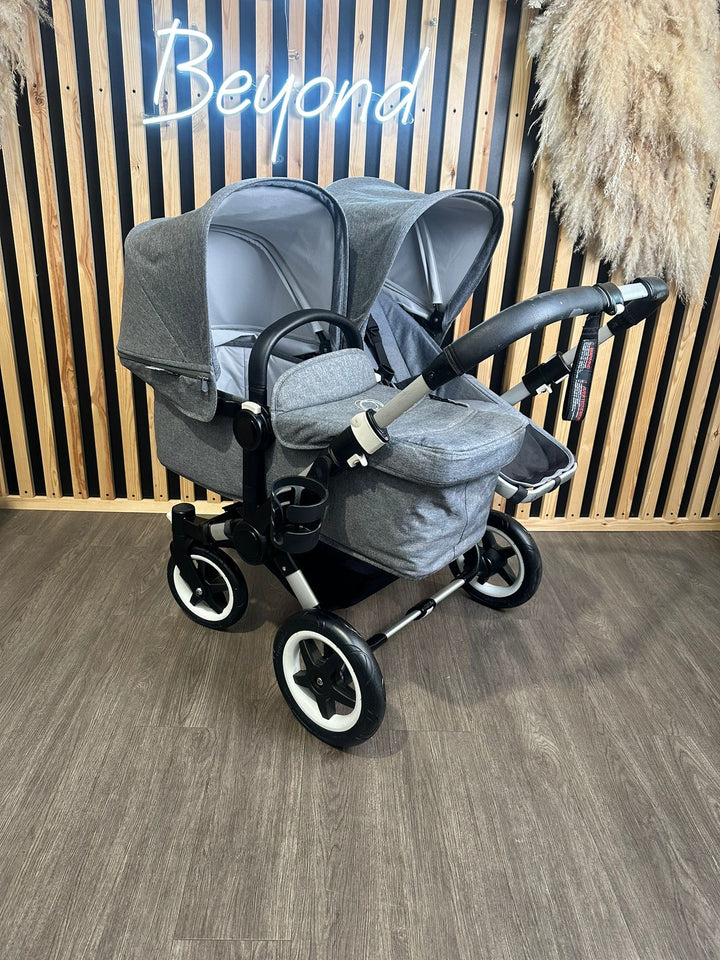 PRE LOVED Bugaboo Donkey 2 Duo - Grey Melange