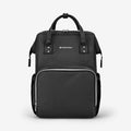 Kikkaboo Siena Mama Changing Backpack - Black/Silver