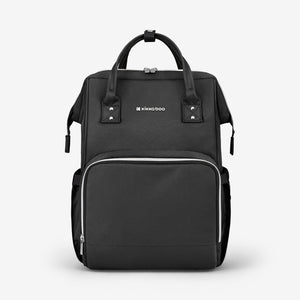 Kikkaboo Siena Mama Changing Backpack - Black/Silver