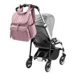 Skip Hop Forma Quilted Changing Backpack - Mauve Mist