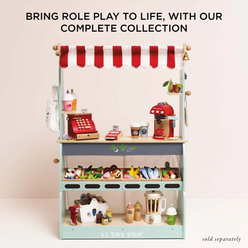 Le Toy Van Cheese & Dairy Wooden Market Crate
