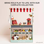 Le Toy Van Cheese & Dairy Wooden Market Crate
