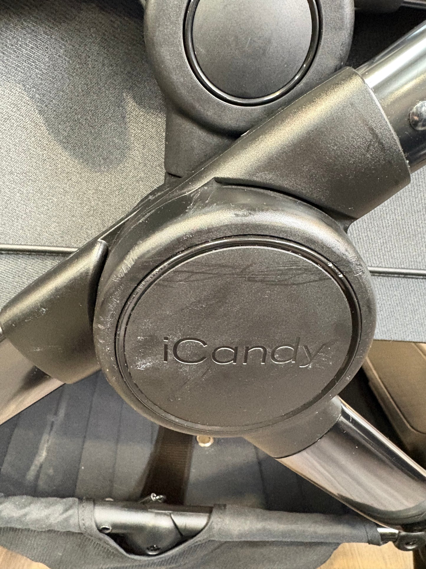 PRE LOVED iCandy Peach 7 Travel System - Dark Grey