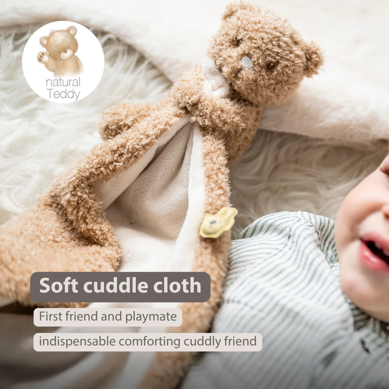 Nattou Teddy Doudou 27cm Comforter - Bear