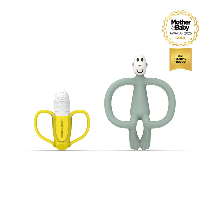 Matchstick Monkey & Banana Teether Gift Set