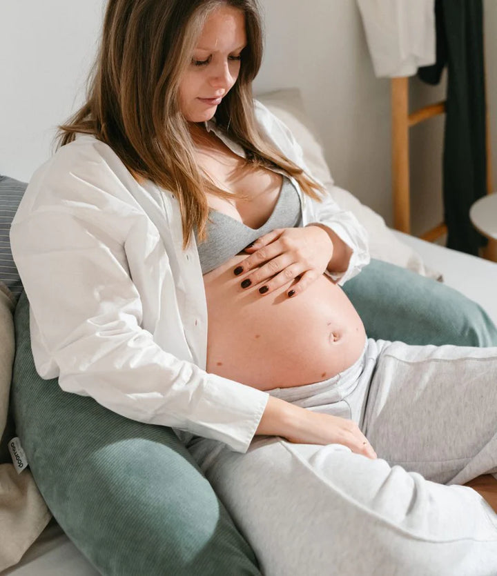 Doomoo Buddy Pregnancy Pillow - Corduroy Green