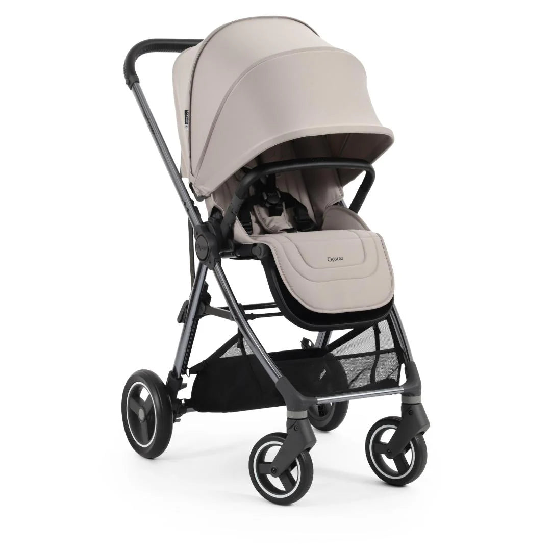 Oyster Gravity+ Stroller 5 pcs Bundle - Stone (Non 360 Car Seat)