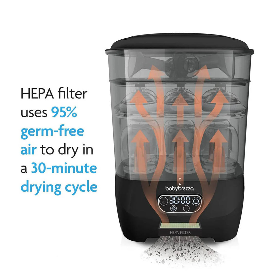 Baby Brezza Steriliser Dryer Advanced - All Black