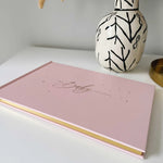 Blush & Gold Baby Memory Book - Blush