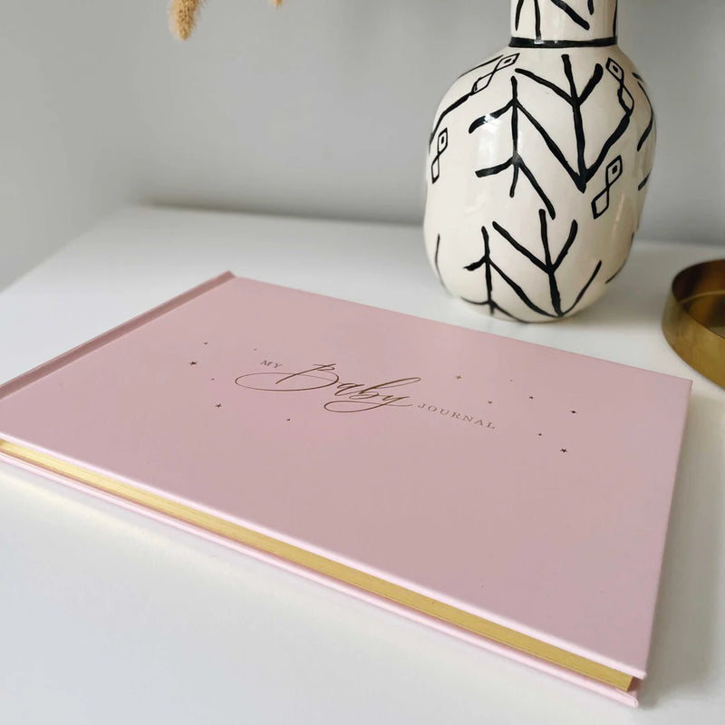 Blush & Gold Baby Memory Book - Blush