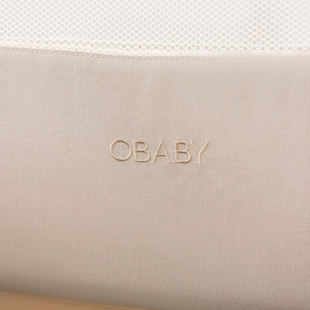 Obaby Cloud Bedside Crib - Oatmeal