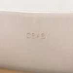 Obaby Cloud Bedside Crib - Oatmeal
