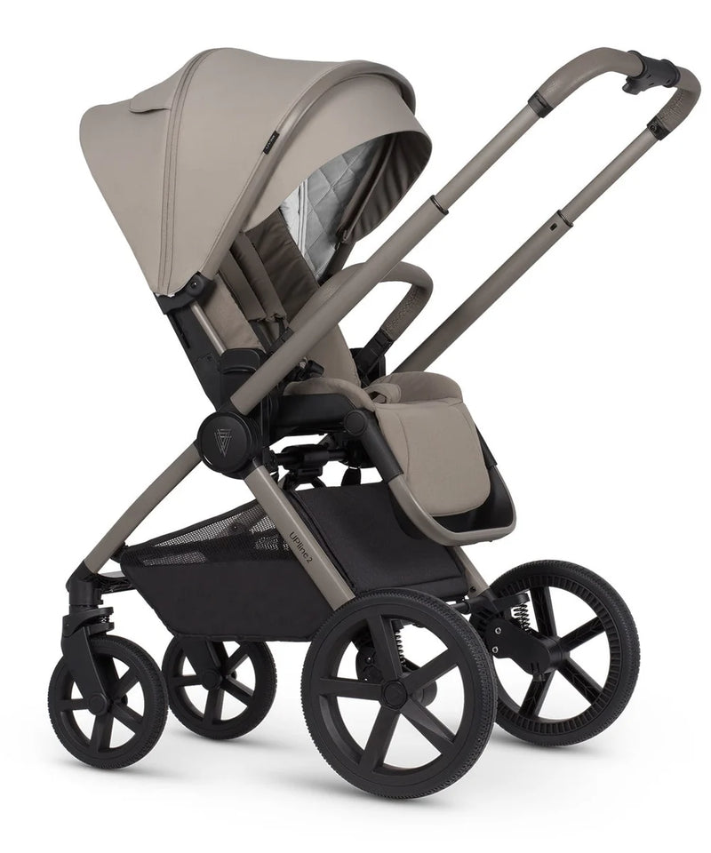 EX DISPLAY Venicci Upline2 Pushchair + Carrycot Bundle - Taupe