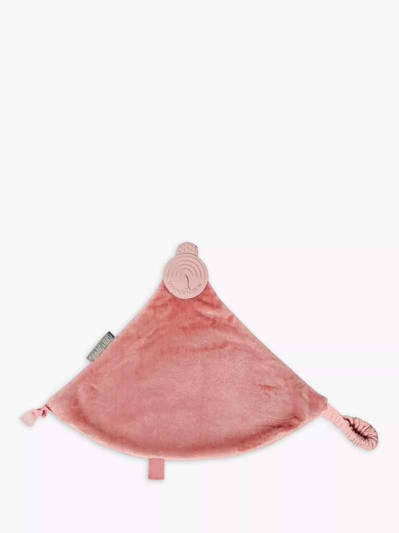 Cheeky Chompers Comfortchew Baby Comforter With Teether - Dusty Pink