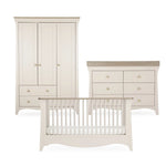 CuddleCo Clara Luxe 3 Piece Furniture Set - Cashmere & Ash