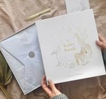 Blush & Gold My Baby Book - Baby Memory Book - Safari
