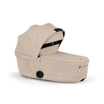 Cybex Priam Comfort Pushchair & Foldable Carrycot - Cozy Beige/Black
