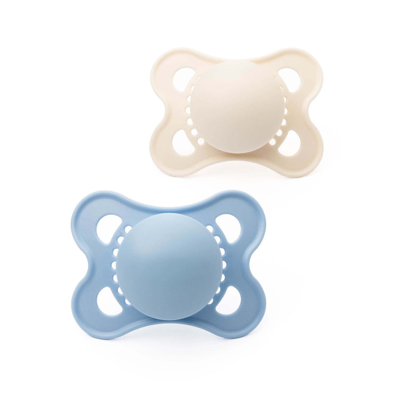 MAM Original Soothers 0-6 Months 2 Pack - Plain Blue