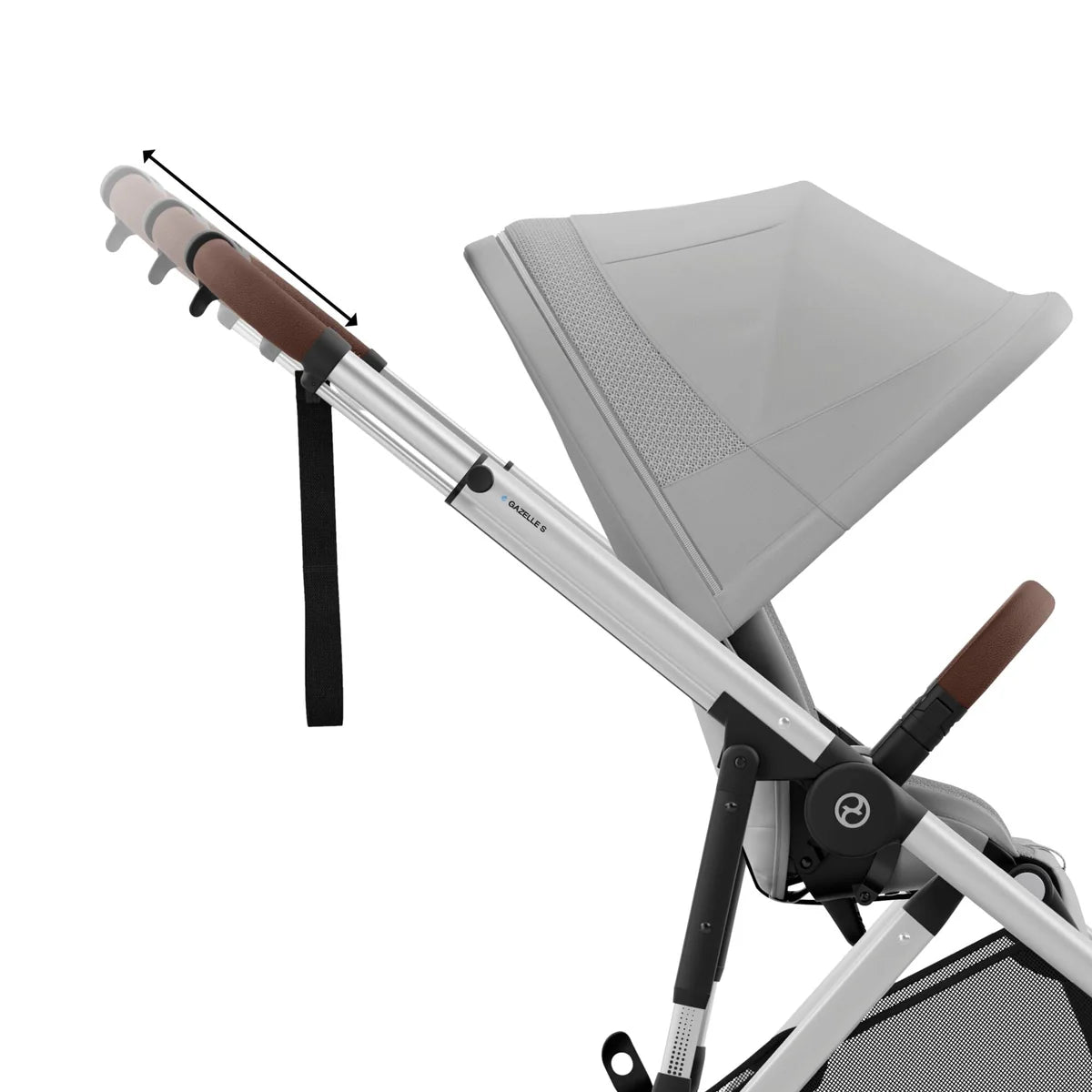 Cybex eGazelle S, 9 Piece Bundle - Stone Grey/Silver