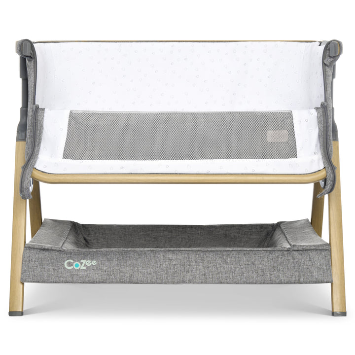 Tutti Bambini CoZee Mini Me Play Crib - Oak & Charcoal