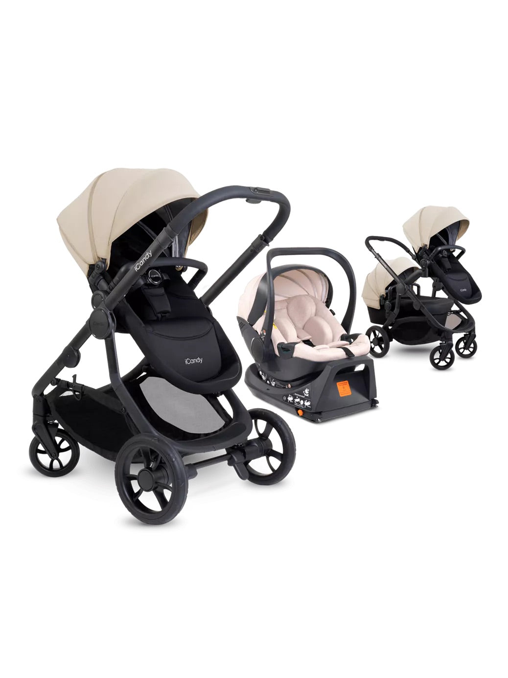 iCandy Orange 4 Cocoon Travel System - Latte