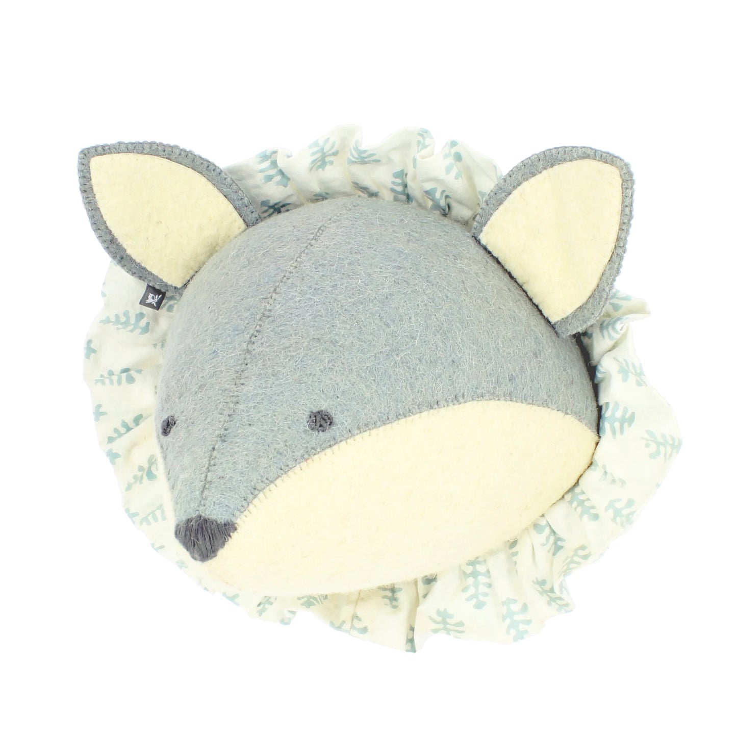 Fiona Walker Baby Fox with Vintage Ruff Head Mini - Blue