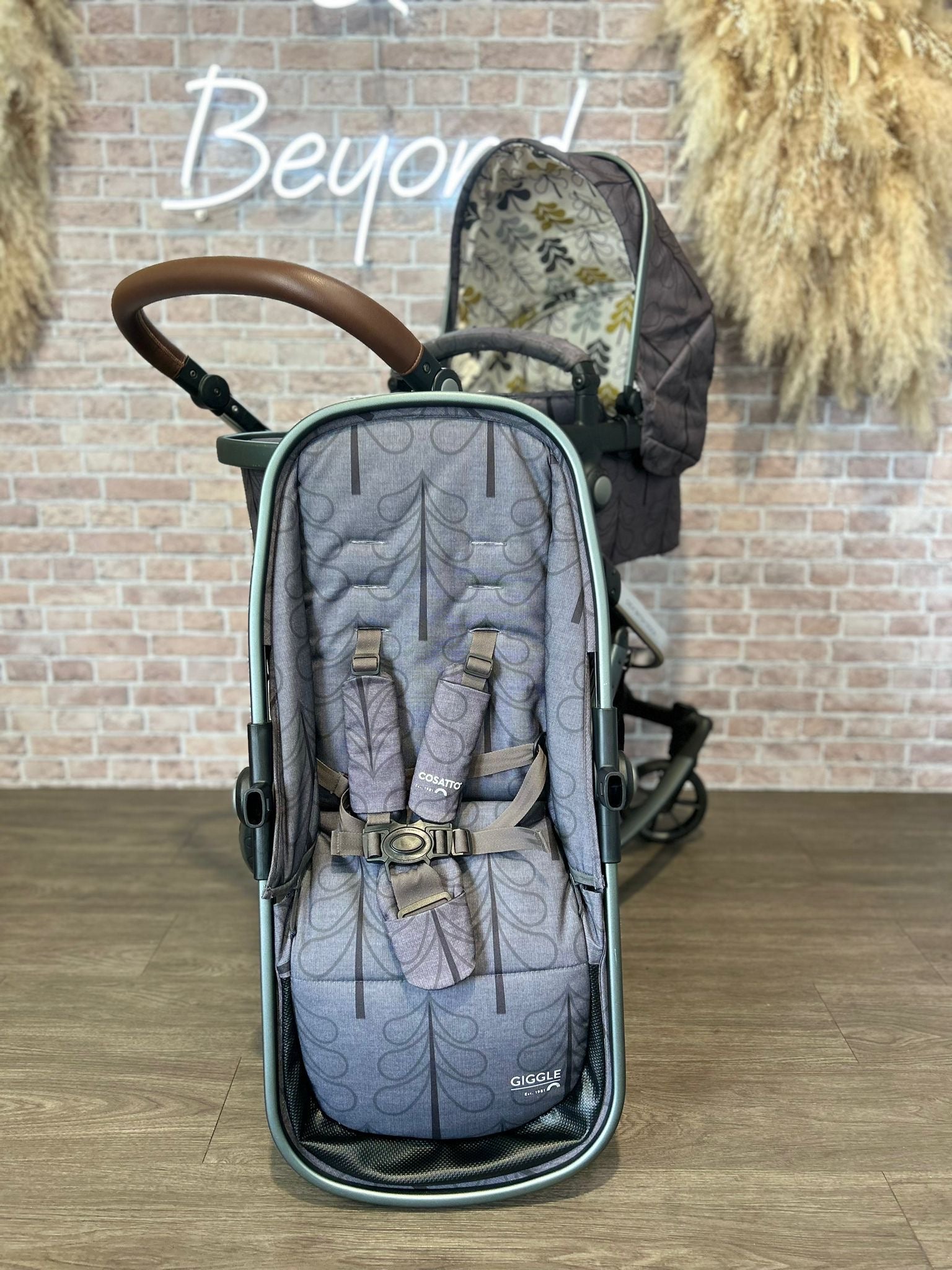 PRE LOVED Cosatto Giggle Quad Pram and Pushchair Fika Forest Bambinosandbeyond