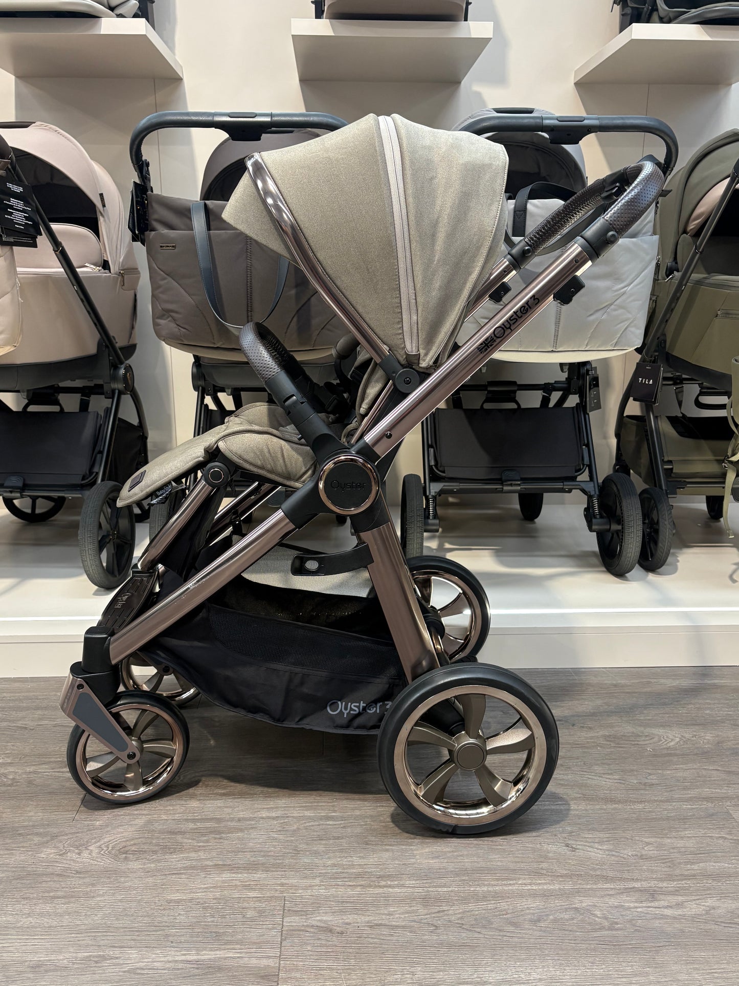 PRE LOVED Babystyle Oyster3 Pram + Pushchair - Mink
