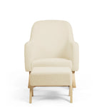 Ickle Bubba Roxby Nursing Chair + Stool - Cloud