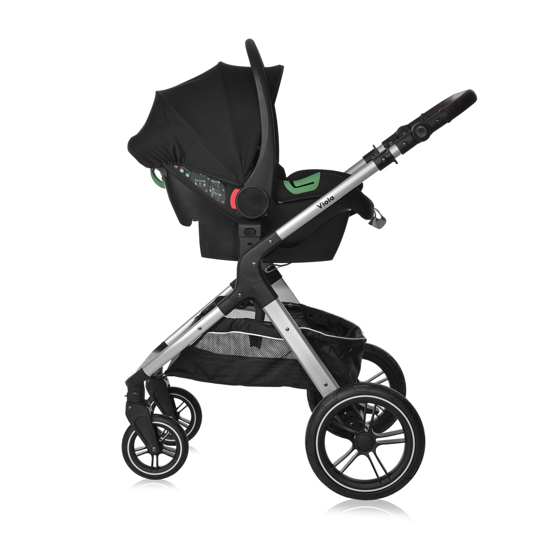 Lorelli Viola 3in1 Travel System Inc Spirit Car Seat - Grey
