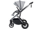 Babymore Chia Travel System Pecan with Base - Pearl Grey