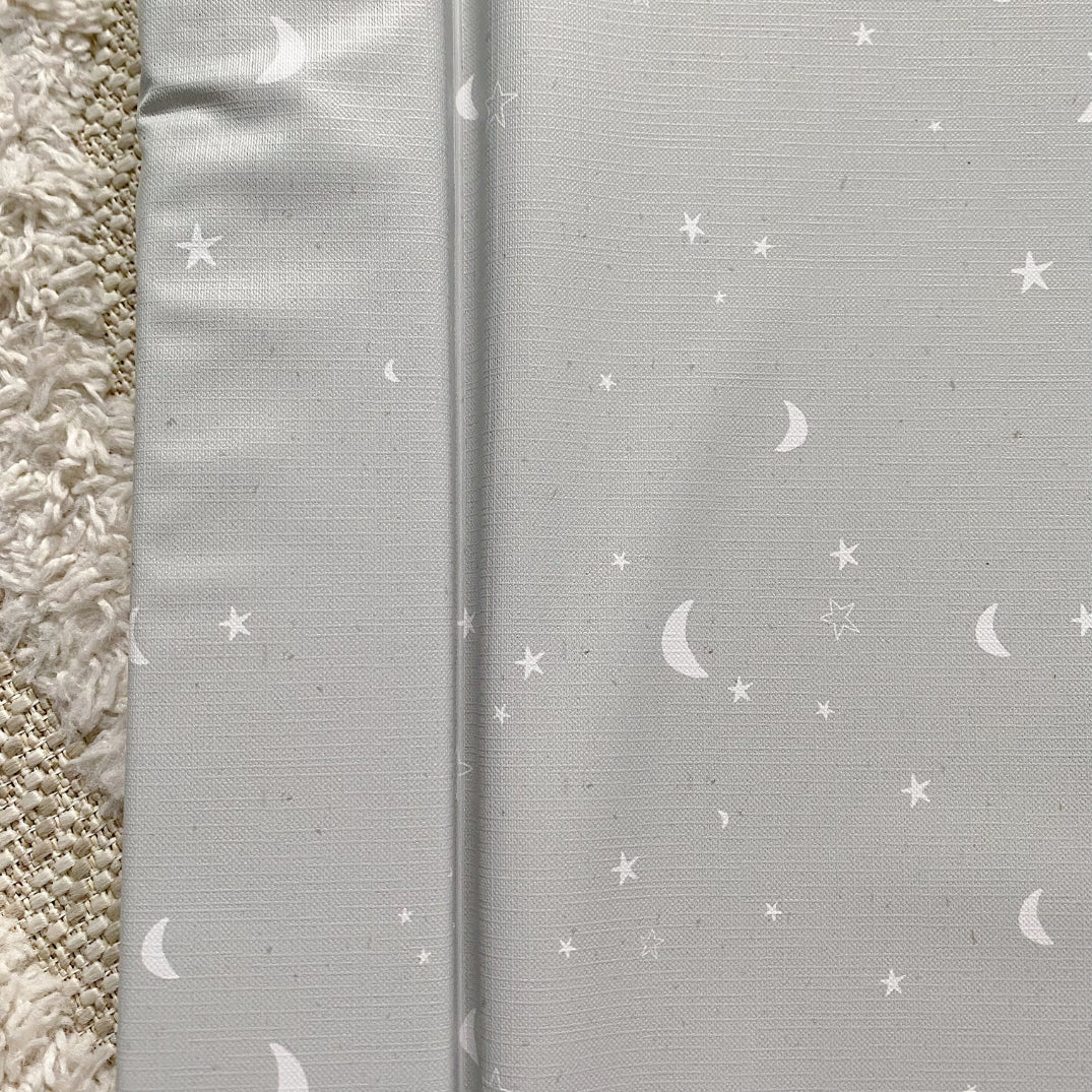 Bobbin & Bumble Standard Changing Mat – Grey Moon and Stars