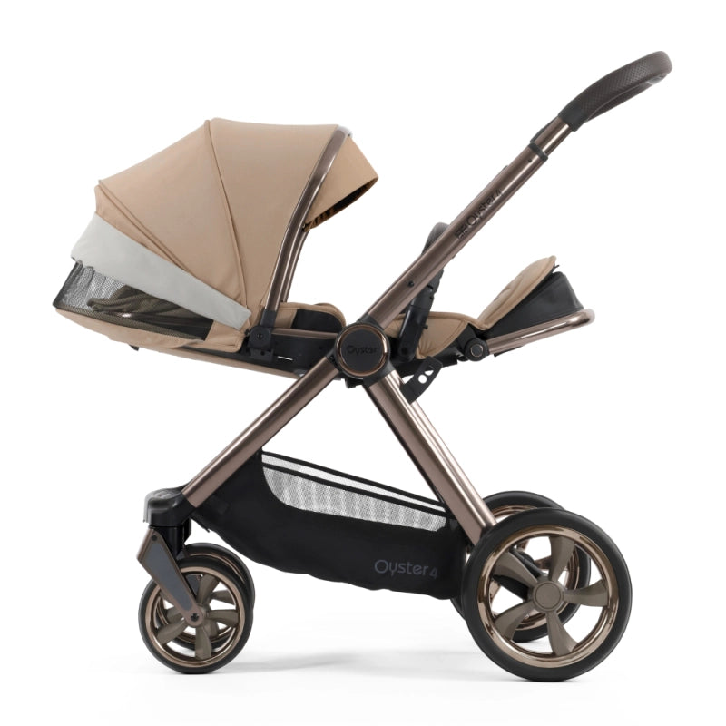 Oyster4 Travel System Bundle Inc Maxi-Cosi Pebble 360 Pro2 Car Seat - Fawn