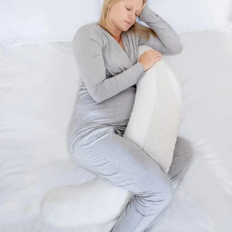 Purflo Breathe Pregnancy Pillow-Minimal Grey
