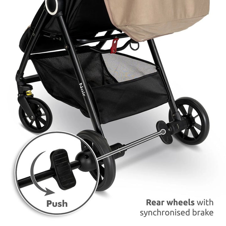 Lorelli Noir Lightweight Compact Stroller - Black