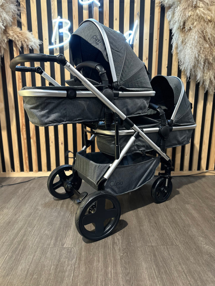 PRE LOVED Baby Elegance Cupla Duo - Grey