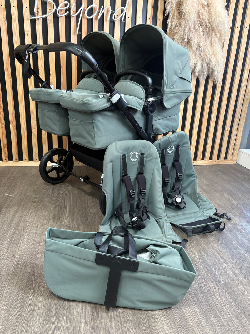PRE LOVED Bugaboo Donkey5 Twin Bundle - Forest Green