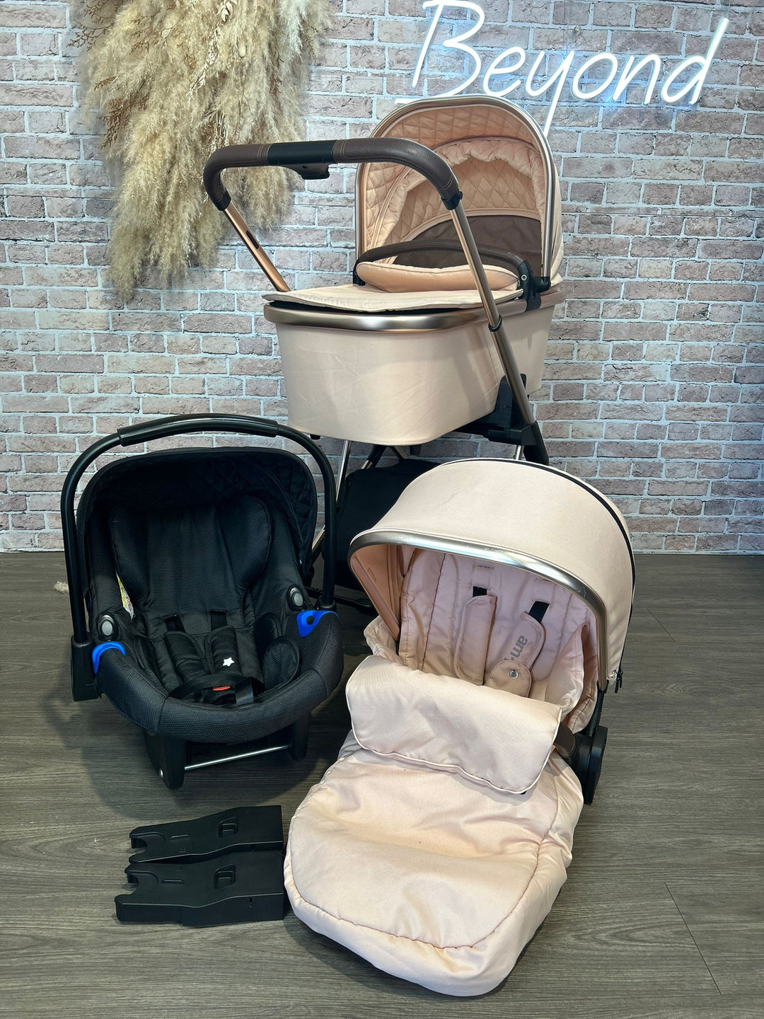 PRE LOVED My Babiie Belgravia Travel System - Blush