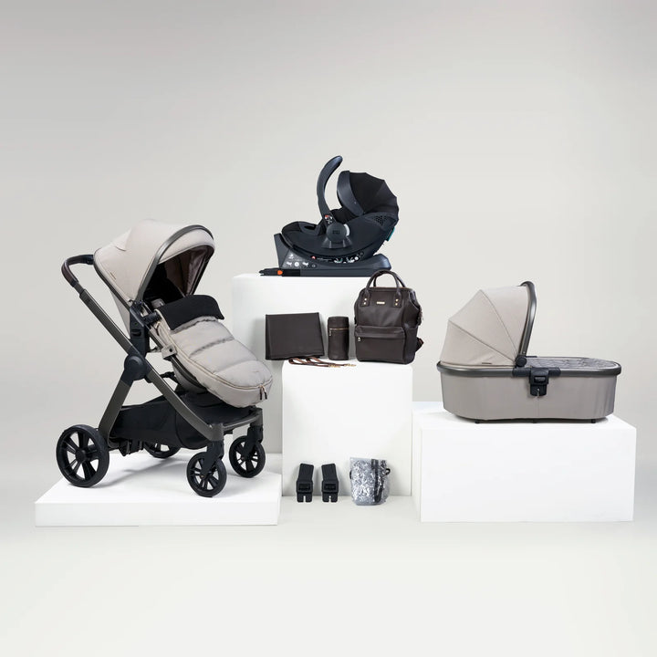 Bababing Raffi Plus Travel System + Isofix - Almond