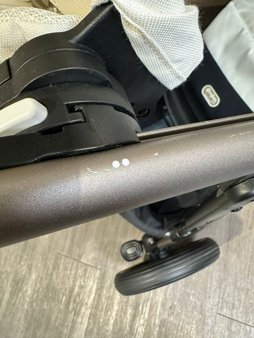 PRE LOVED Cybex Gazelle Twin Travel System - Seashell Beige