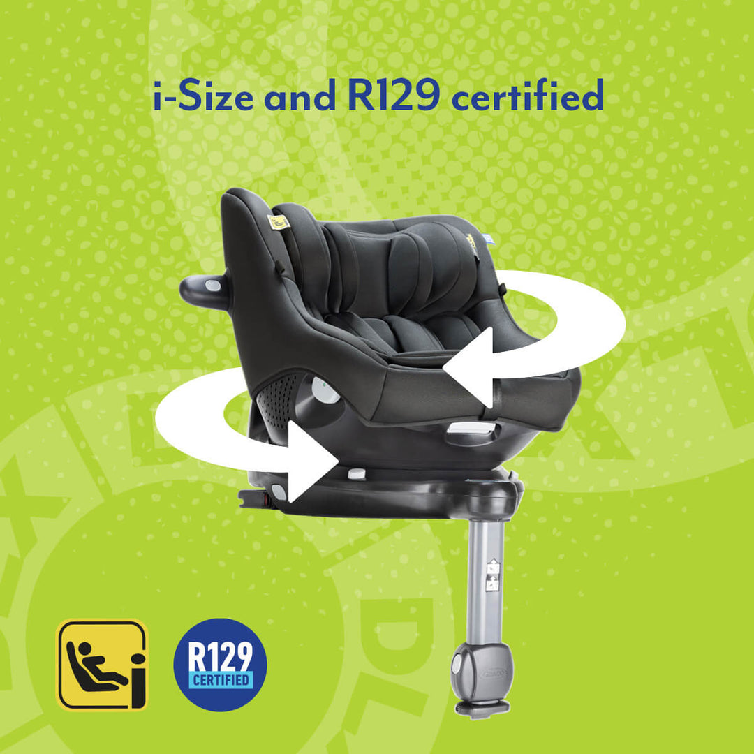 Graco Turn2me DLX i-Size Rotating Car Seat - Midnight