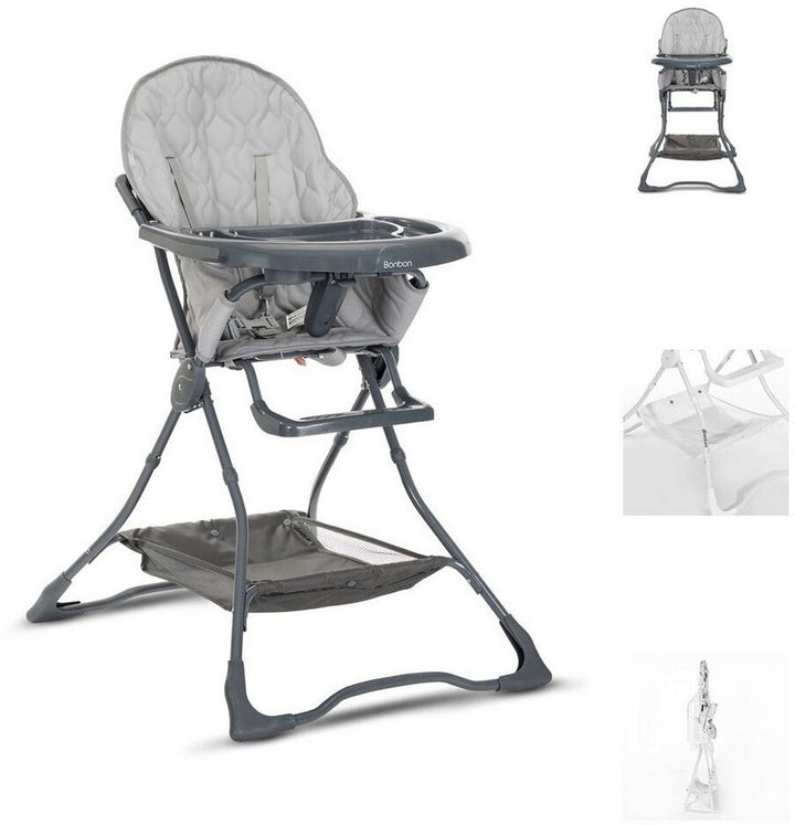 Lorelli Bonbon Compact Highchair - Grey
