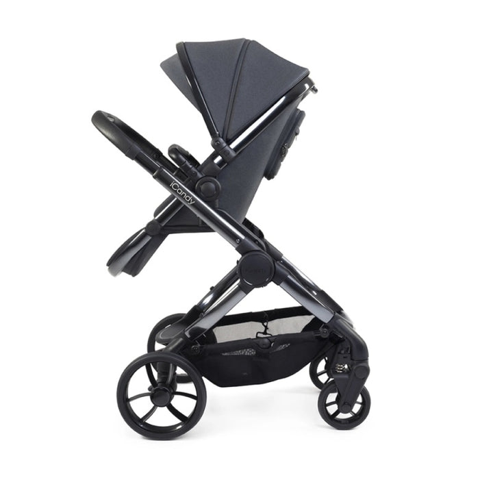 iCandy Peach 7 Complete Cocoon & Base Bundle - Dark Grey/Dark Grey Cocoon