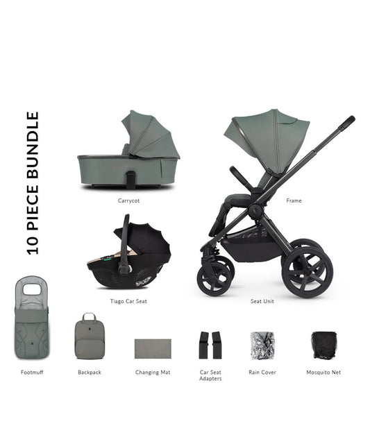 Venicci Upline2 Car Seat Travel System - Aloe