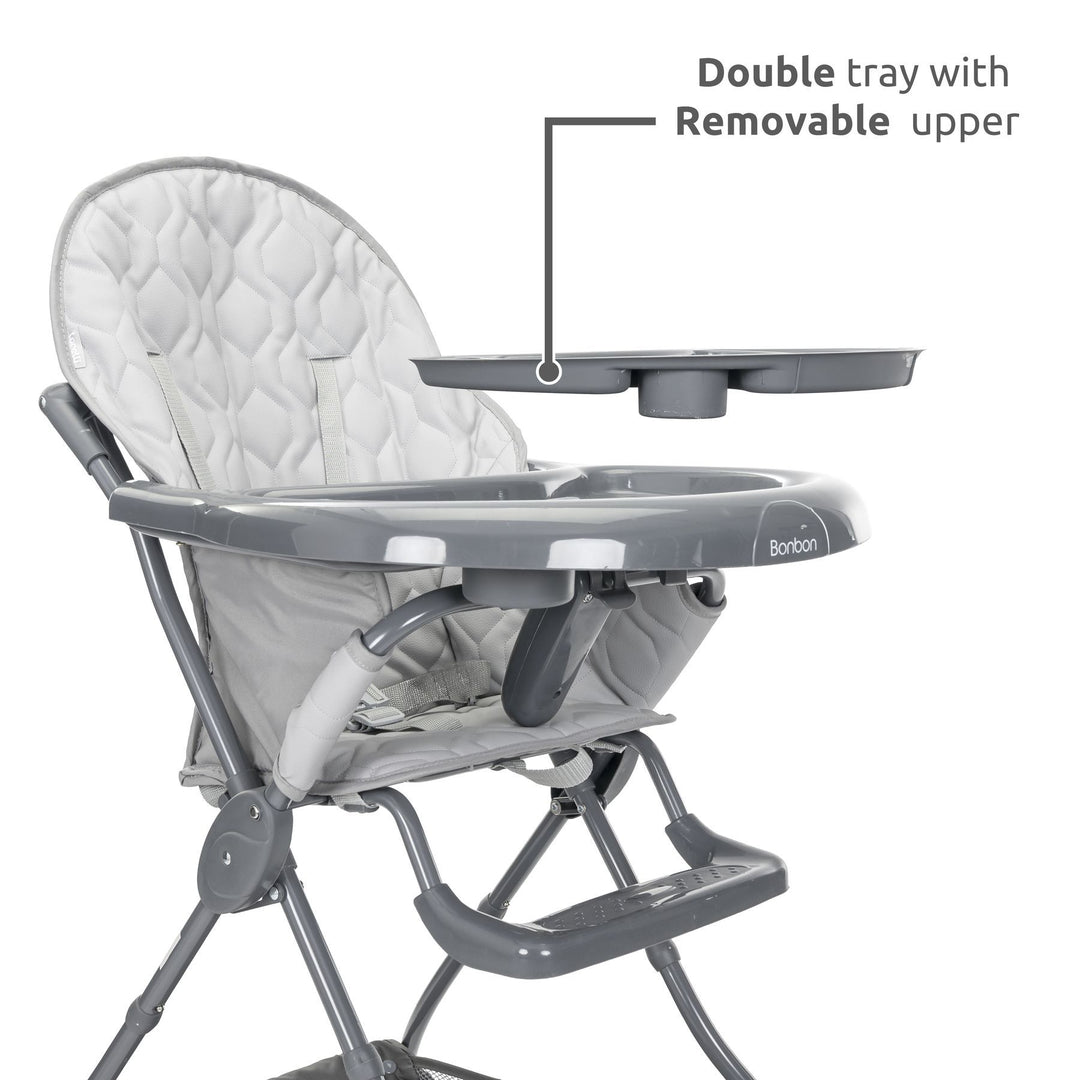 Lorelli Aspen 3in1 Travel System Bundle with Aria Luxe Car Seat, Millie Crib, Eliza Bouncer & Bonbon Highchair - Black/Beige