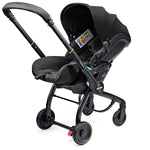Doona X Recline Car Seat & Stroller with Isofix Base & Rain Cover Bundle - Nitro Black + FREE Essentials Bag Worth £54.99!