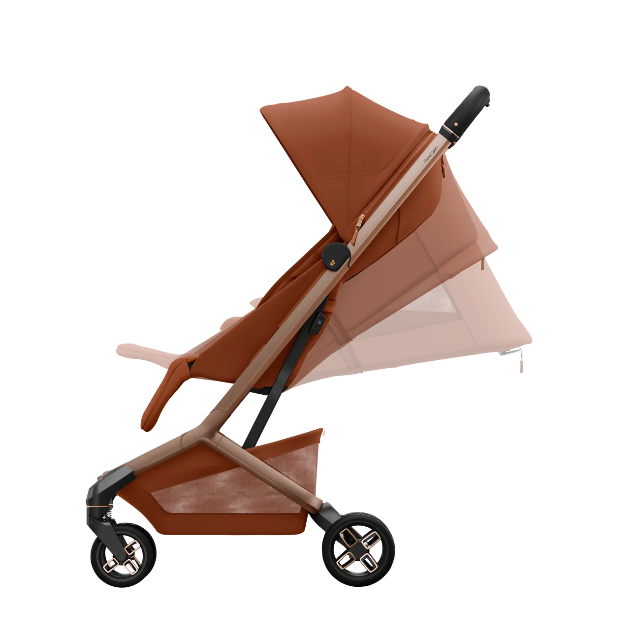 Maxi-Cosi Fame Cabin Stroller + Carrycot - Copper Terra