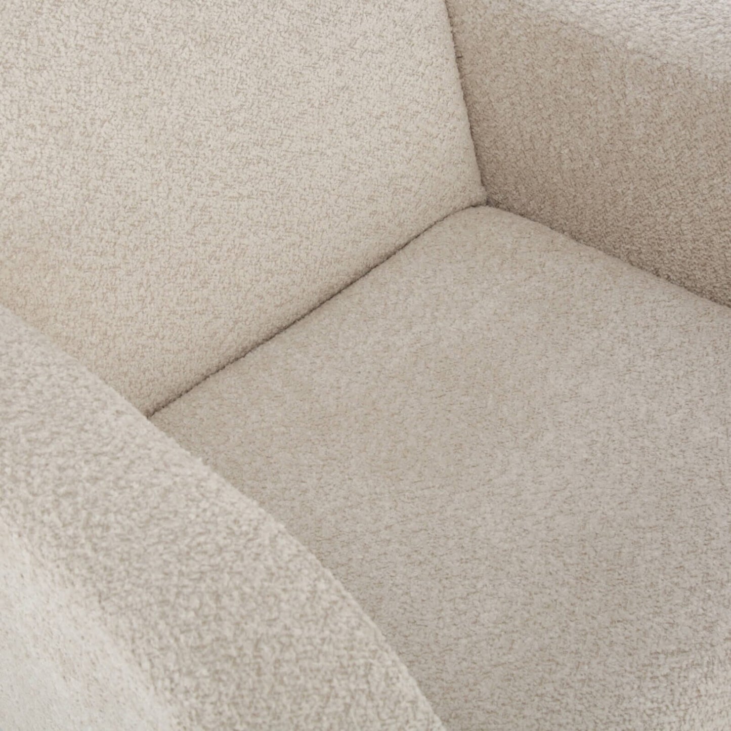 CuddleCo Etta Nursing Chair & Foot stool - Boucle Mushroom